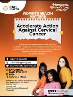 COUNT DOWN TO INTERNATIONAL WOMEN’S DAY WEBINAR WITH KENEIE HEALTH!